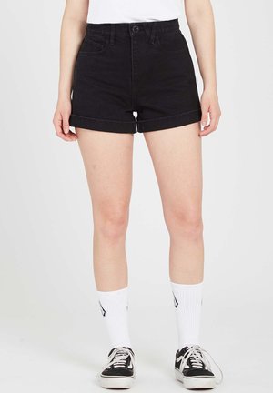 WEELLOW - Jeans Shorts - black