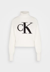 Calvin Klein Jeans Stickad tröja - off-white
