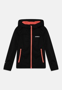 Icepeak - KLEVE JR UNISEX - Giacca softshell - black Immagine in miniatura 1