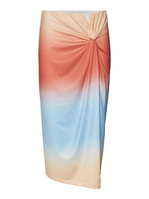 SOMETHINGNEW SNEMILY TIE CALF SKIRT  - Pliiatsseelik - peach fuzz