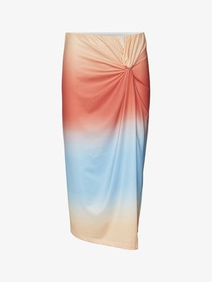 SOMETHINGNEW SNEMILY TIE CALF SKIRT - Ceruzaszoknya - peach fuzz