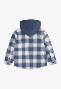Abercrombie & Fitch HOODED SHIRT - Button down-skjorte - vintage indigo