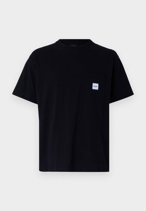 BOX LOGO POCKET TEE UNISEX - T-shirt basique - black