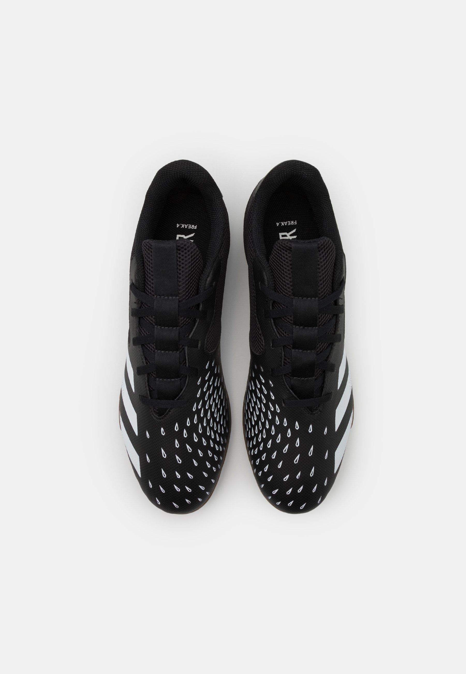 adidas Performance PREDATOR FREAK .4 IN SALA - Indoor football boots - core  black/footwear white/black - Zalando.co.uk
