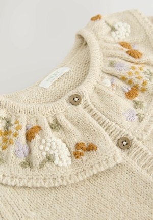 Next Strickjacke - ecru
