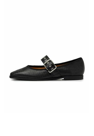 Ballerinasko m/ rem - black lizard