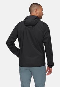 Mammut DUCAN HOODED - Giacca hard shell - black
