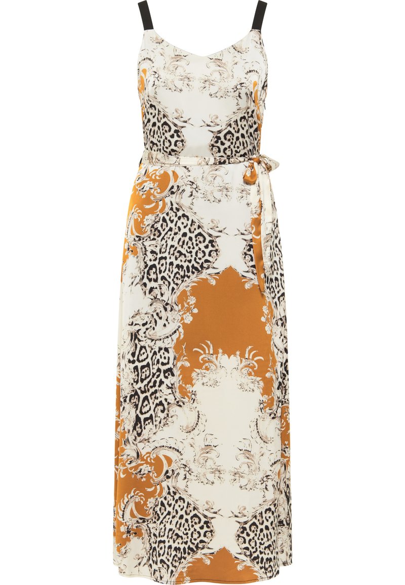 faina Maxi-jurk cognac