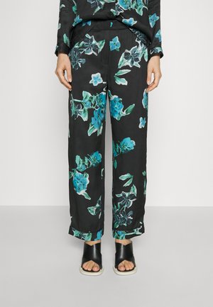The Kooples PANTALON SEUL - Stoffhose - black/blue
