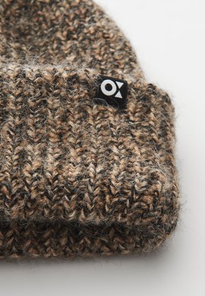 OPUS, CHUNKY KNIT TEXTURE - Beanie - light mocca