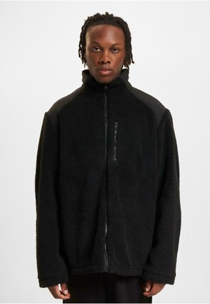 ÜBERGANGS - Fleecejacke - black black overlay