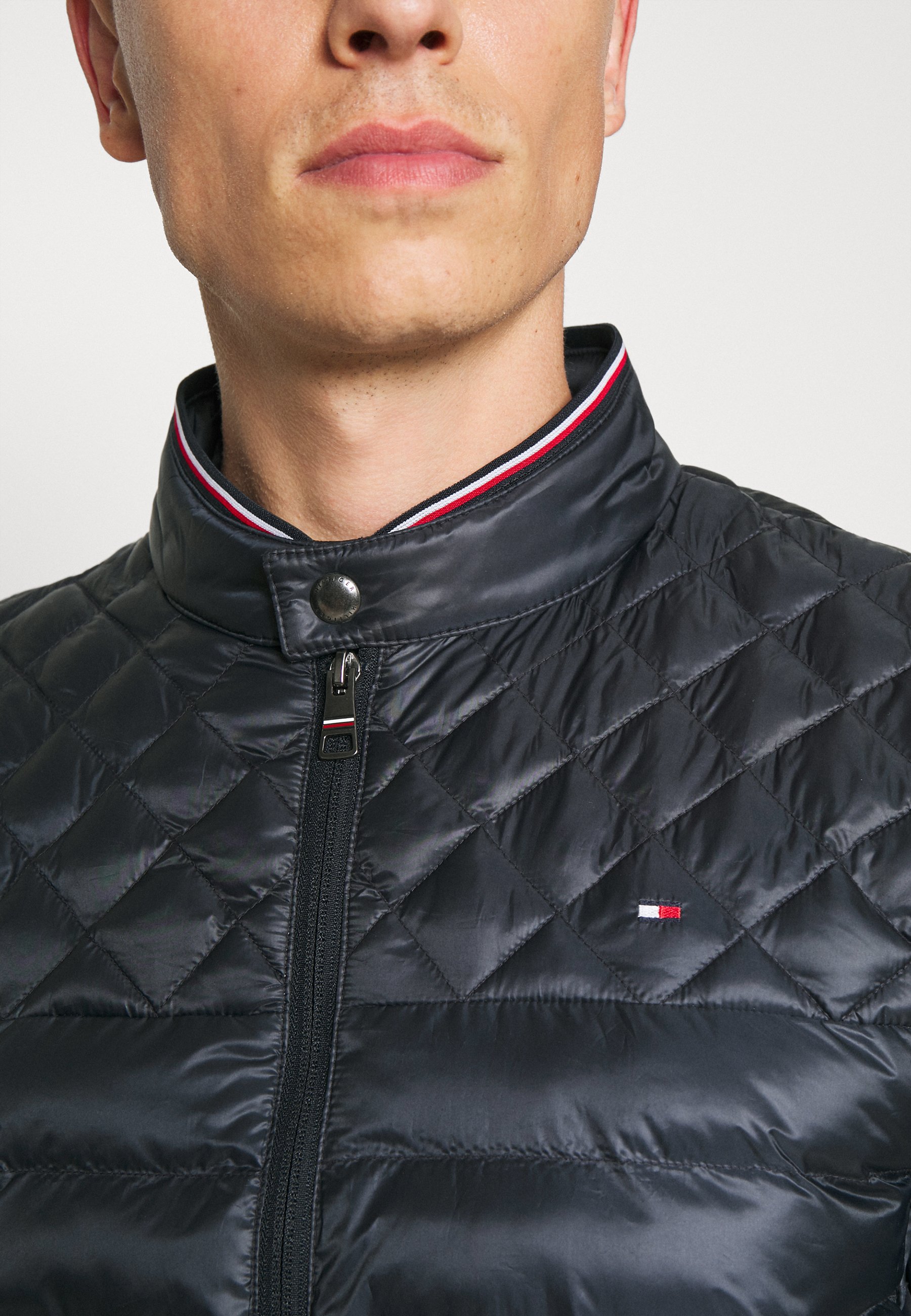 Men CIRCULAR QUILT MIX JACKET - Light jacket Men CIRCULAR QUILT MIX JACKET - Light jacket