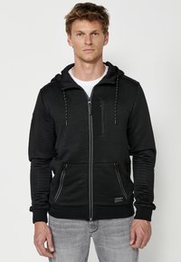 Koroshi Sudadera con cremallera - black