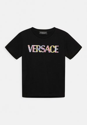 UNITO STAMPA LOGO RIGONFIATA UNISEX - Nyomott mintás póló - nero/multicolor