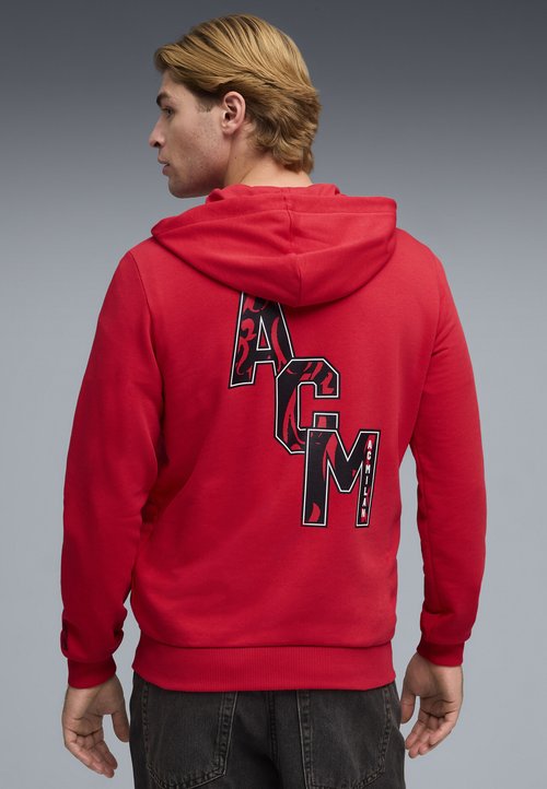 PUMA AC MILAN FTBLCULTURE HOODED JACKET - Zip-up sweatshirt - for all time red- black — photo 2