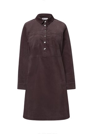 Street One, KNIELANGES KLEID AUS SOFTEM CORD - Blousejurk - ruby vine