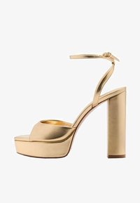 Mango JONES Sandales Plateforme Gold dor ZALANDO FR mango-jones-sandales-plateforme-gold-dor-zalando-fr