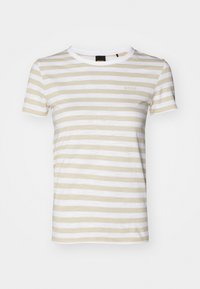 ESLA STRIPED - Triko s potiskem - open beige