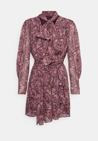 SCARF NECK DRESS - Vestido de cocktail / Vestido de festa - mulberry