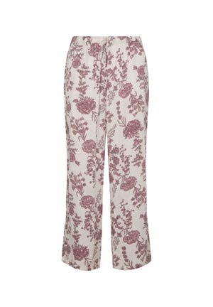 Hunkemöller, HUNKEMÖLLER PANTS WOVEN PRINT - Bas de pyjama - beige