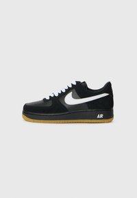 AIR FORCE 1 07 LV8 - Sneakers - black/white/light brown