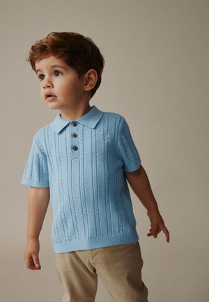 Next, REGULAR FIT - CABLE - Polo - blue