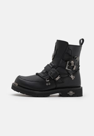 DISTORTION - Cowboy/biker ankle boot - black