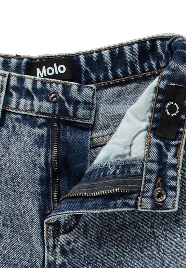 ALPHA - Denim shorts - contrast stone4