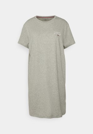 Tommy Hilfiger SHORT SLEEVE T-SHIRT DRESS - Naktskrekls - light grey heather