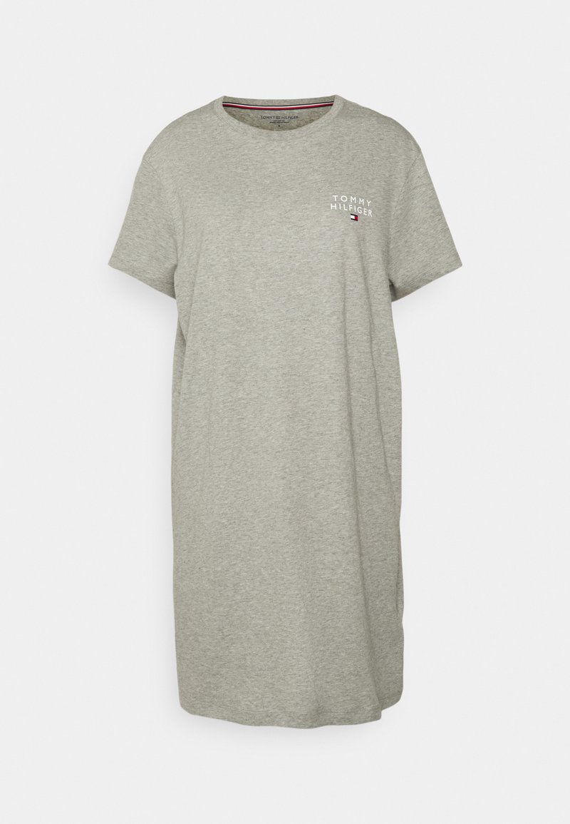 Tommy Hilfiger SHORT SLEEVE T-SHIRT DRESS - Nightie - light grey heather/light grey - Zalando.ie Tommy Hilfiger SHORT SLEEVE T-SHIRT DRESS - Nightie - light grey heather/light grey - Zalando.ie