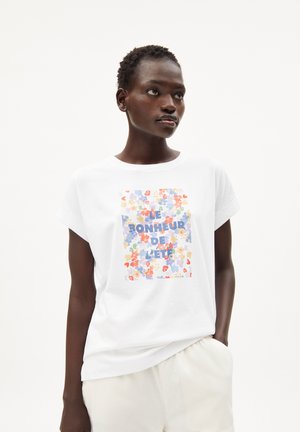 IDAA FLORAL - Print T-shirt - white