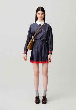 Claudie Pierlot, Gonna a pieghe - print fonce