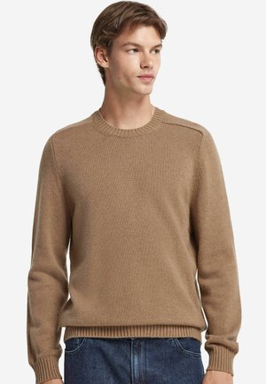 ULTRASOFT ROUND NECK - Strickpullover - natural
