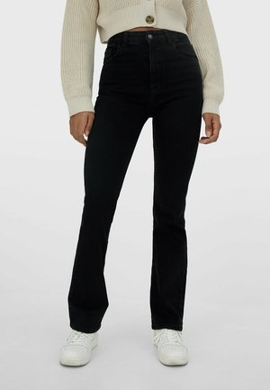 Straight leg jeans - black