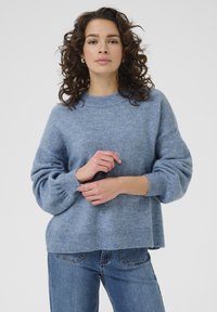 Kaffe Trui - windward blue melange
