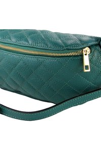 DrachenLeder Sac banane - aquamarin türkis
