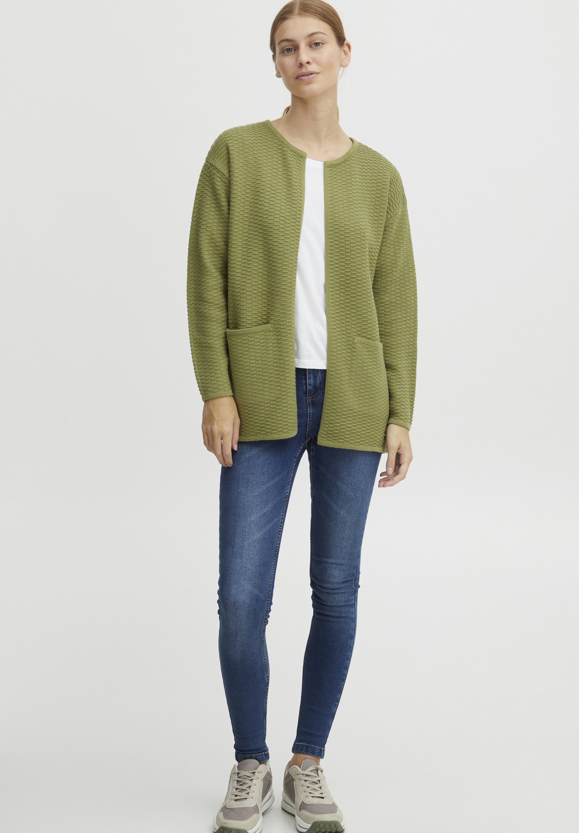売れ筋商品|||オックスモ ニット&セーター レディース アウター OXMILINE - Cardigan - sage ニット セーター もこもこ Vネックニット レディース : ZOZOTOWN