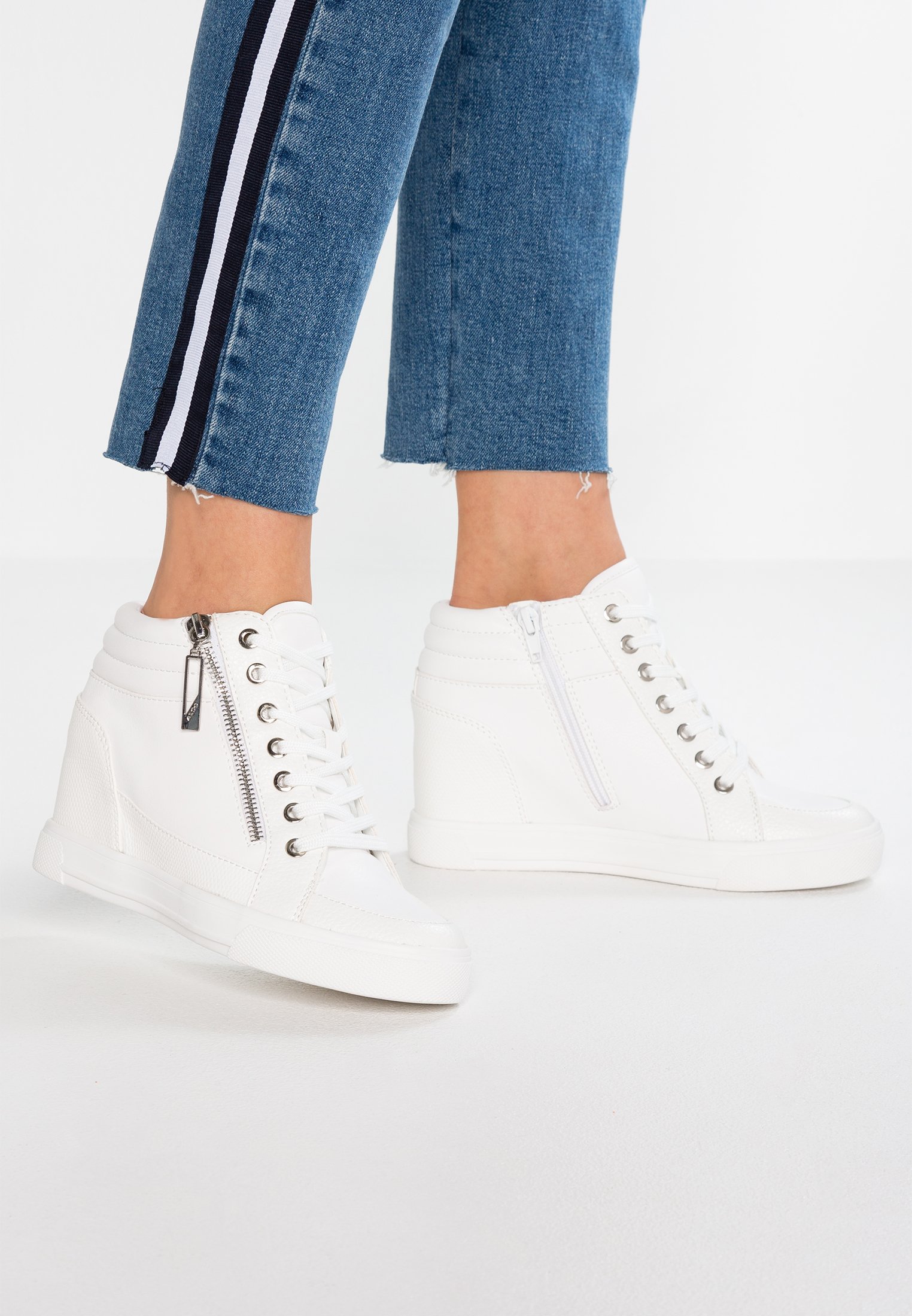 ALDO AELADDA Høye joggesko whitehvit Zalando.no ALDO AILANNA Høye joggesko whitehvit Zalando.no
