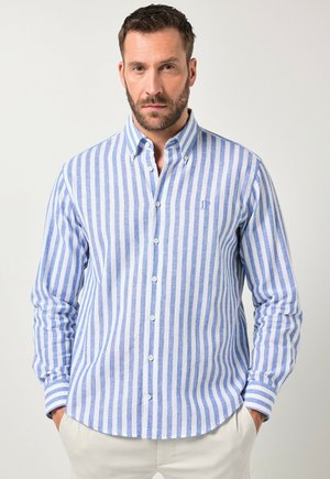STRIPED LONG-SLEEVE BUTTON-DOWN COLLAR MODERN FIT - Hemd - denim blue