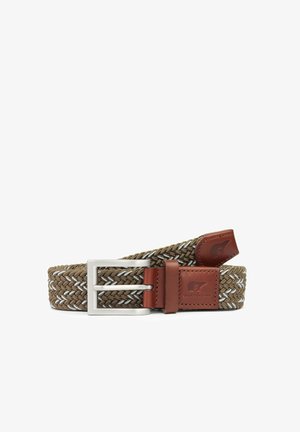 Slopes&Town, Cintura intrecciata - brown and blue