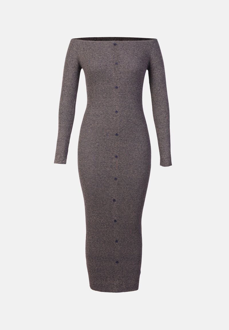 Even&Odd Gebreide jurk grijs