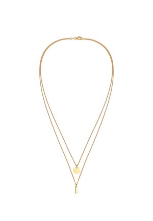 LAYERING PLATE NECKLACE - Halskette - gold-coloured
