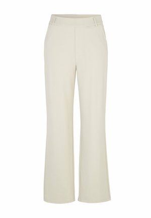 WIDE WITH POCKETS - Stoffhose - beige