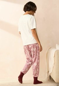 Next TALL SHORT SLEEVE  SET - Komplet pižame - pink forest