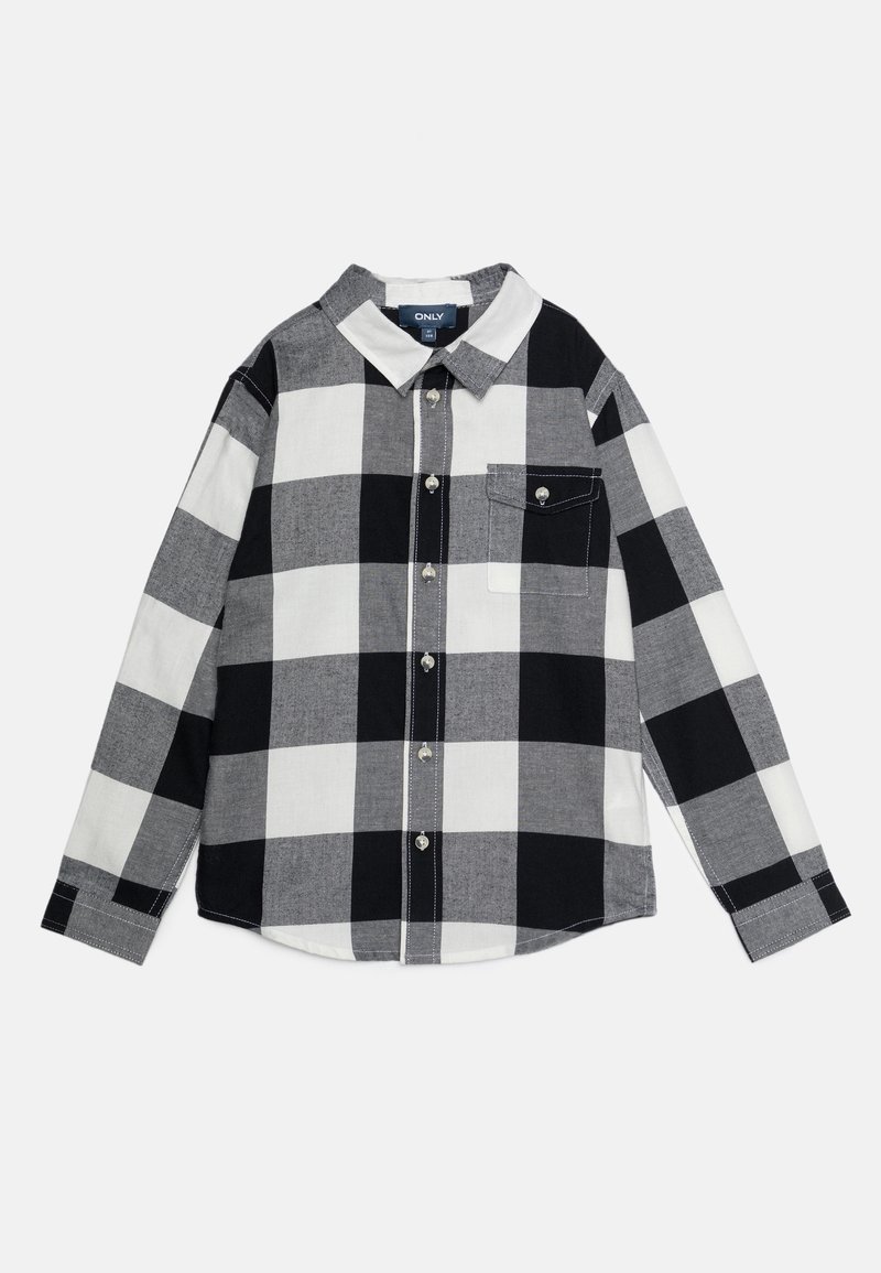 ONLY GIRLS KOBARI LIFE CHECK - Košile - black/cloud dancer