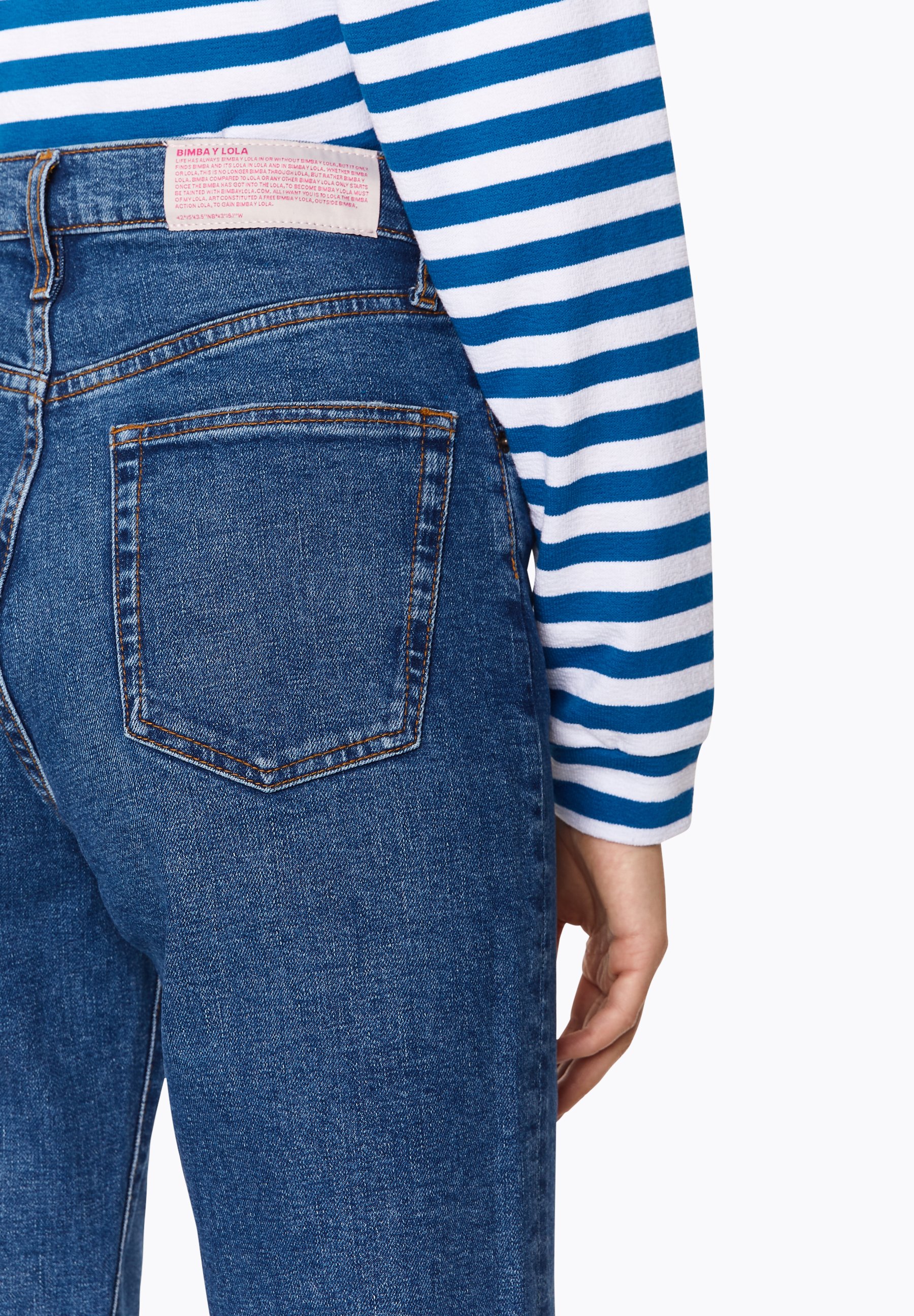 Bimba Y Lola Platėjantys džinsai - denim blue/mėlynų džinsų - Zalando.lt