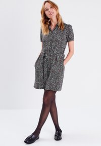 BONOBO Jeans GERADES MIT GÜRTEL - Blousejurk - noir