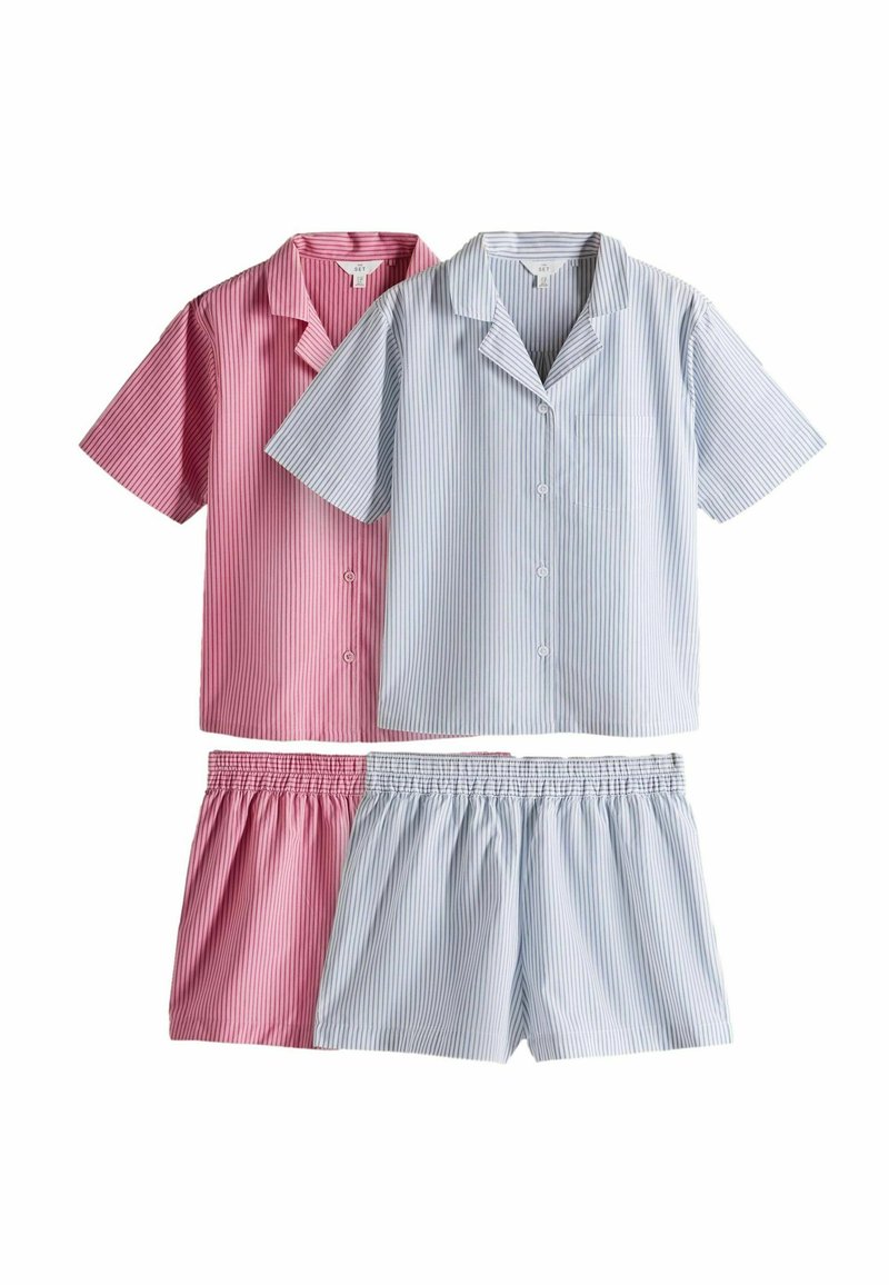 THE SET REGULAR FIT - 2 PACK - Pyjama set - pink stripe blue stripe