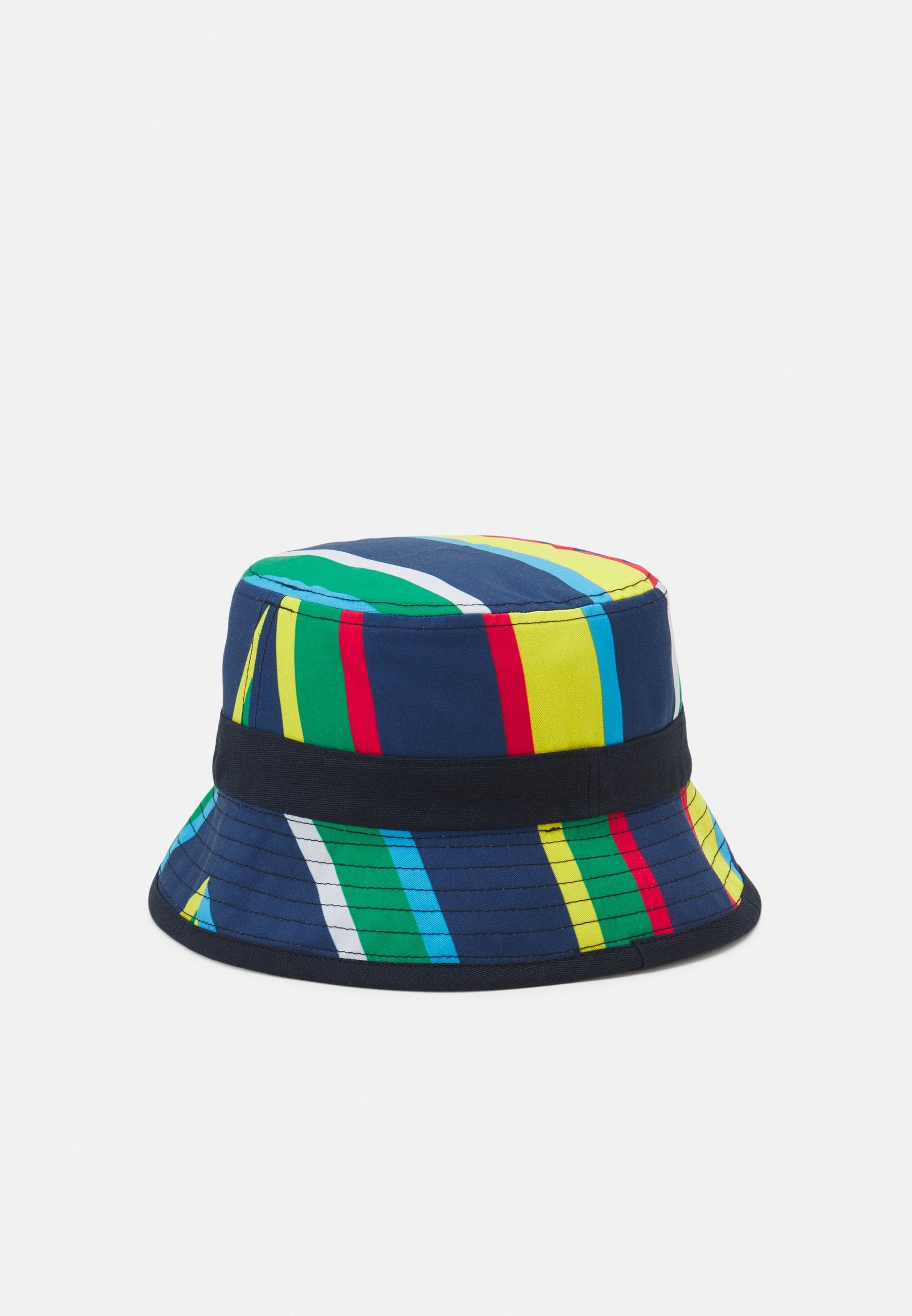 Karl Kani Signature Reversible Stripe Bucket Hat Unisex Hat Navy, Size: One Size, Blue