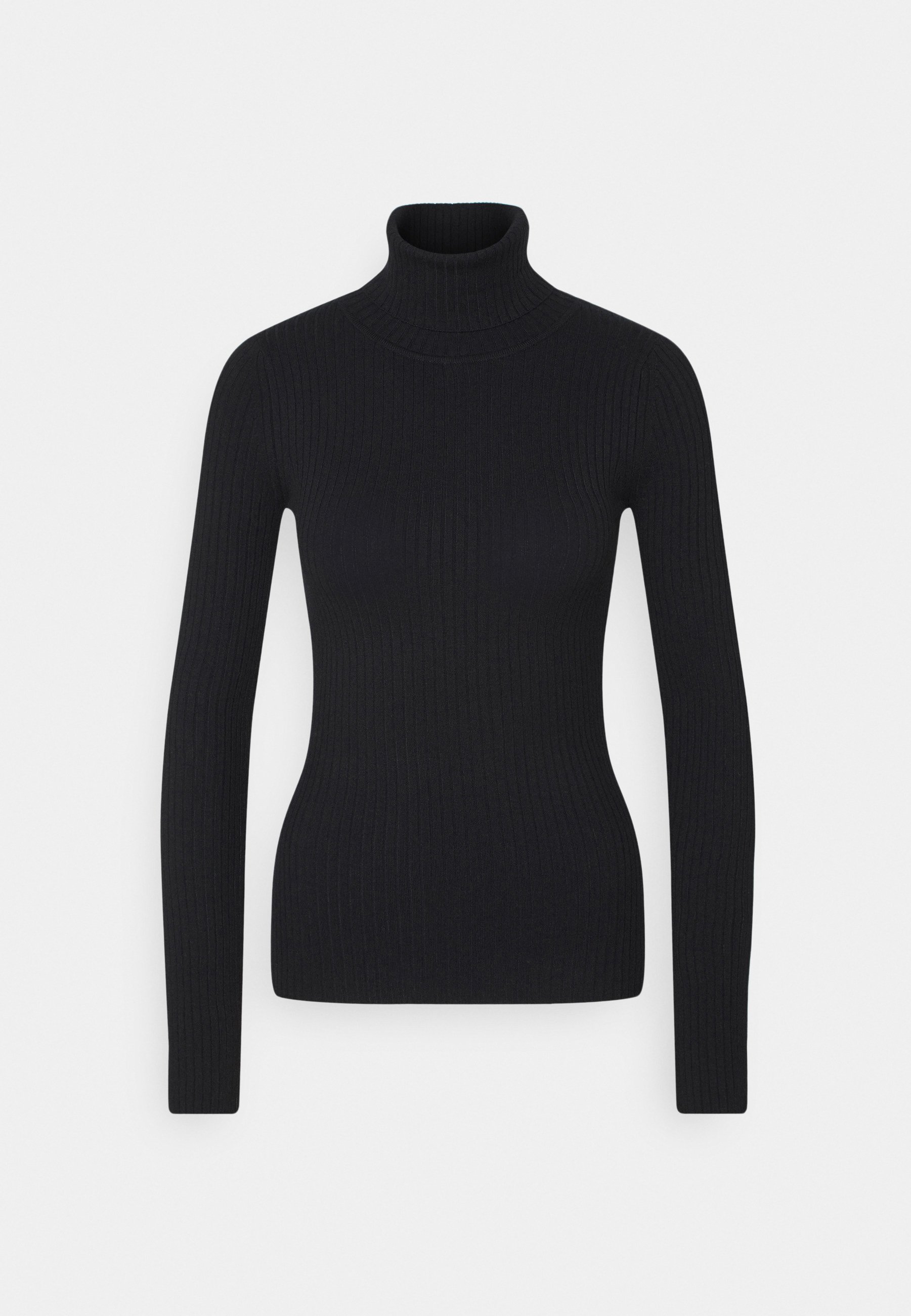 Even&Odd BASIC RIBBED TURTLE NECK Trui whitewit Even&Odd BASIC RIBBED TURTLE NECK Trui whitewit